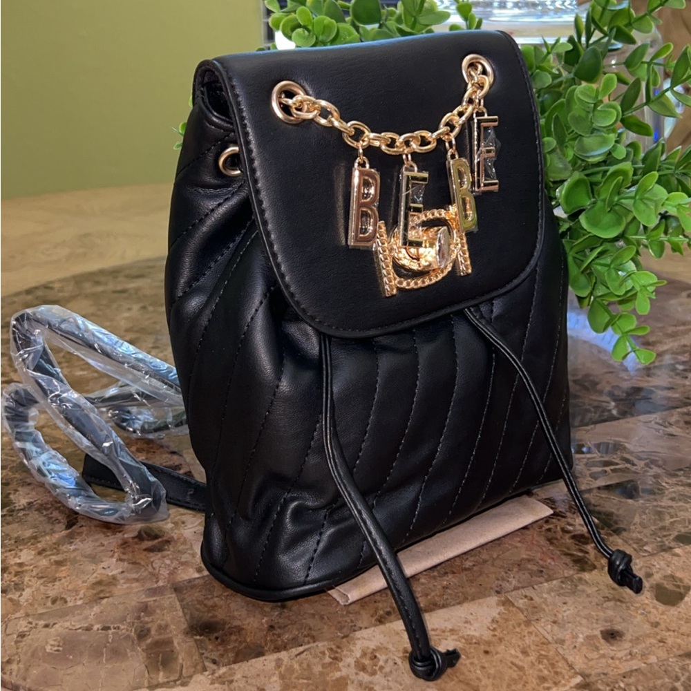 Bebe Pink Crystal Embellished Crossbody Bag - Picture 4 of 14
